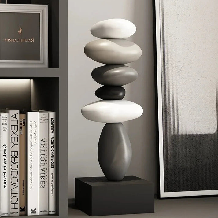 StoneBalance - Moderne Stabiele Stenen Sculptuur
