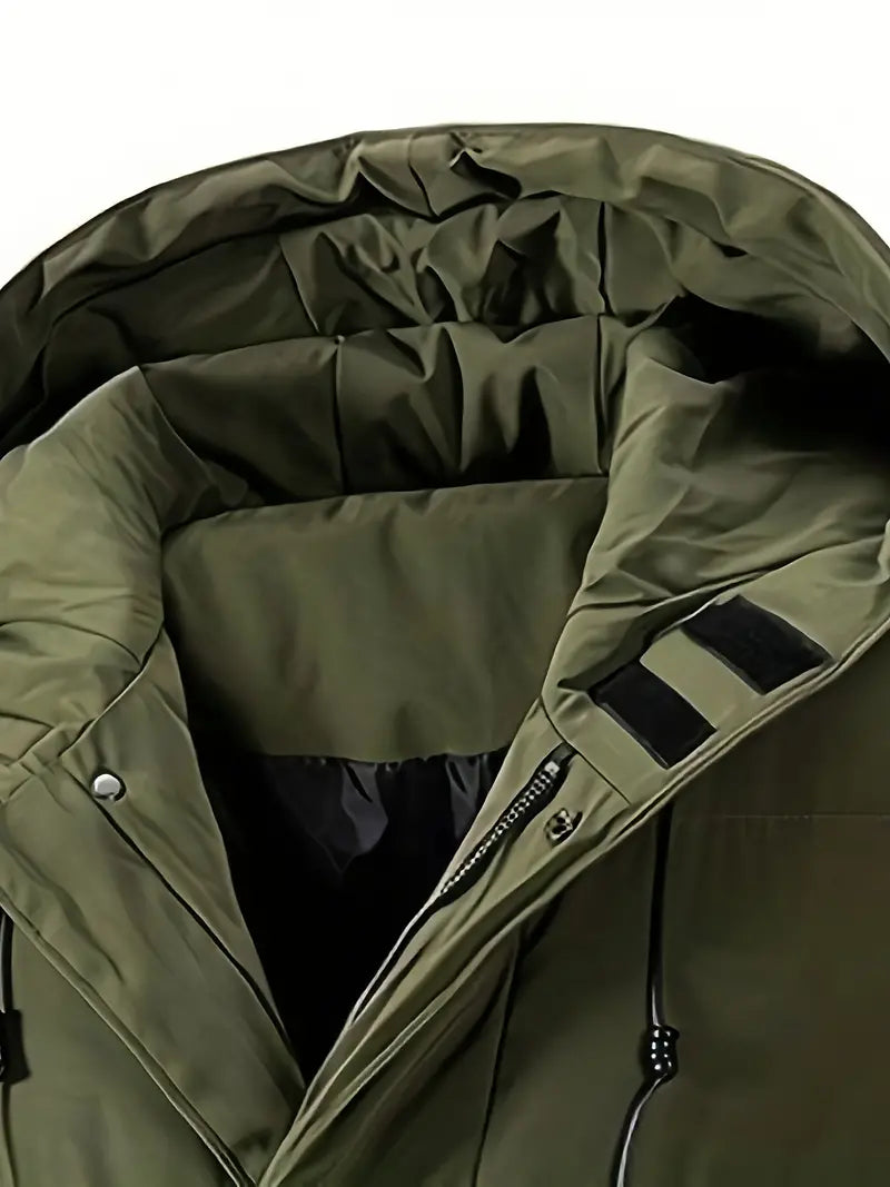 Premium lange Puffer Winterjas Met Capuchon Voor Heren - Nordfall