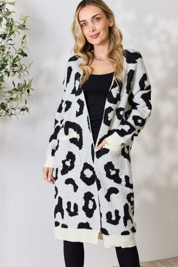 Warm lang Vest Met Open Voorkant - Sara