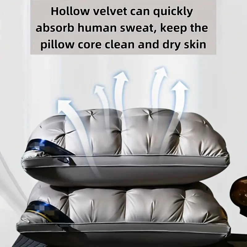 HealthySleep luxe Neksteun Kussen – Hypoallergeen, Machinewasbaar & comfortabel voor Diepe Slaap