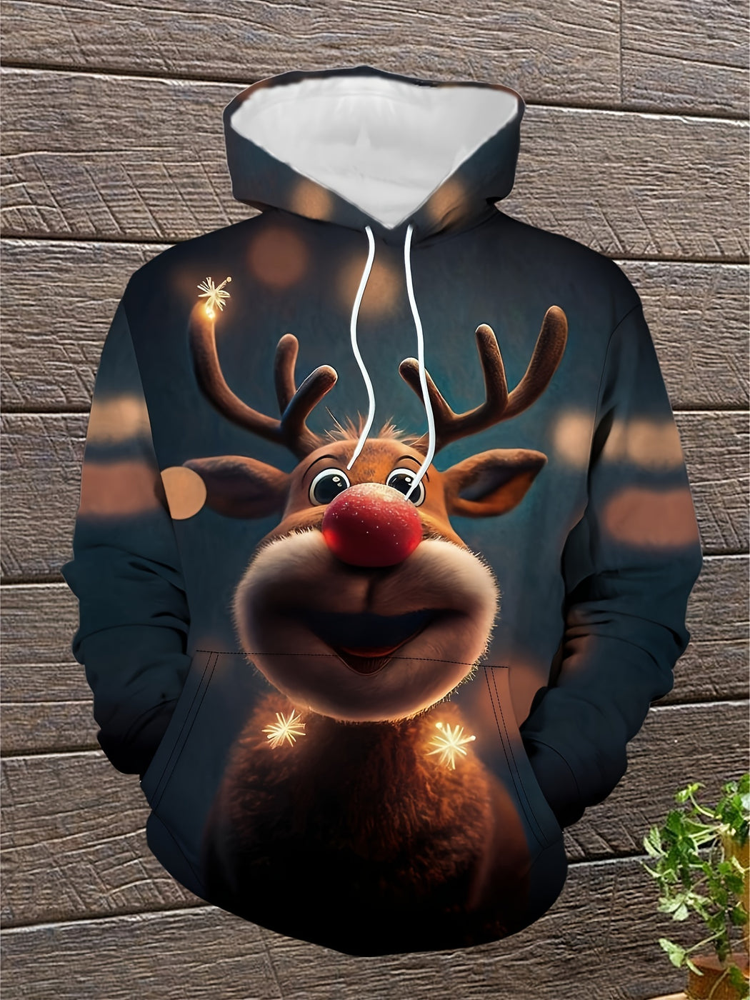 Rudolph Hoodie – Vrolijk en comfortabel voor de Feestdagen