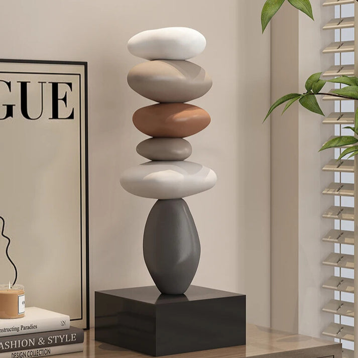StoneBalance - Moderne Stabiele Stenen Sculptuur