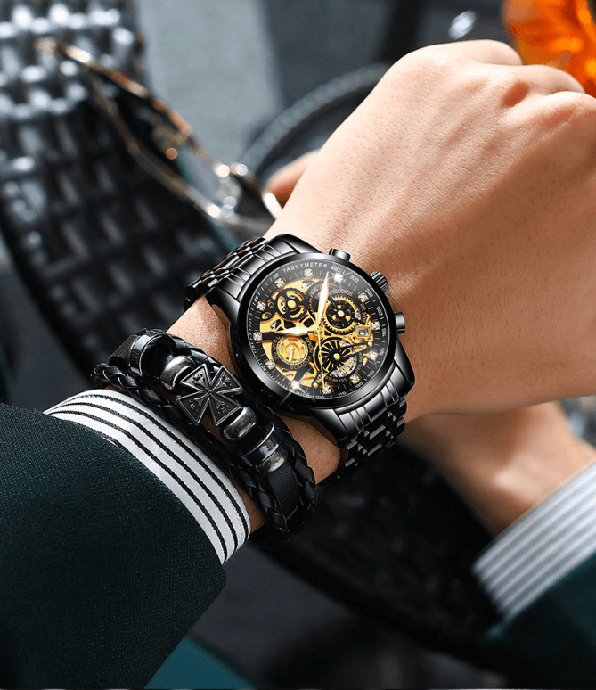 Heren Skeleton Horloge – Eclipse