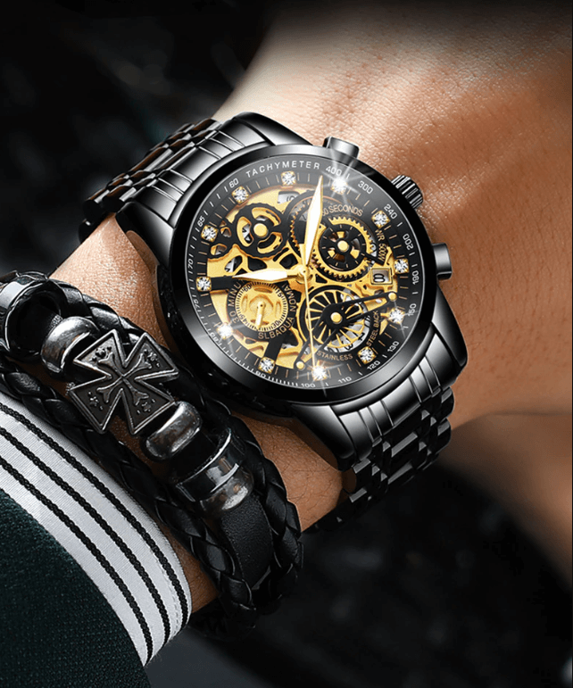 Heren Skeleton Horloge – Eclipse