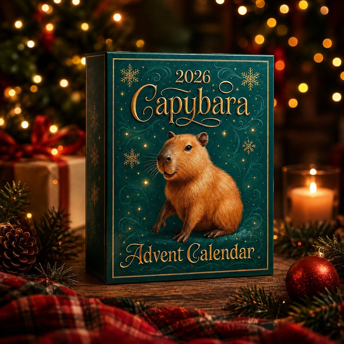 Capibara adventskalender 2026 met 24 verrassingsfiguurtjes