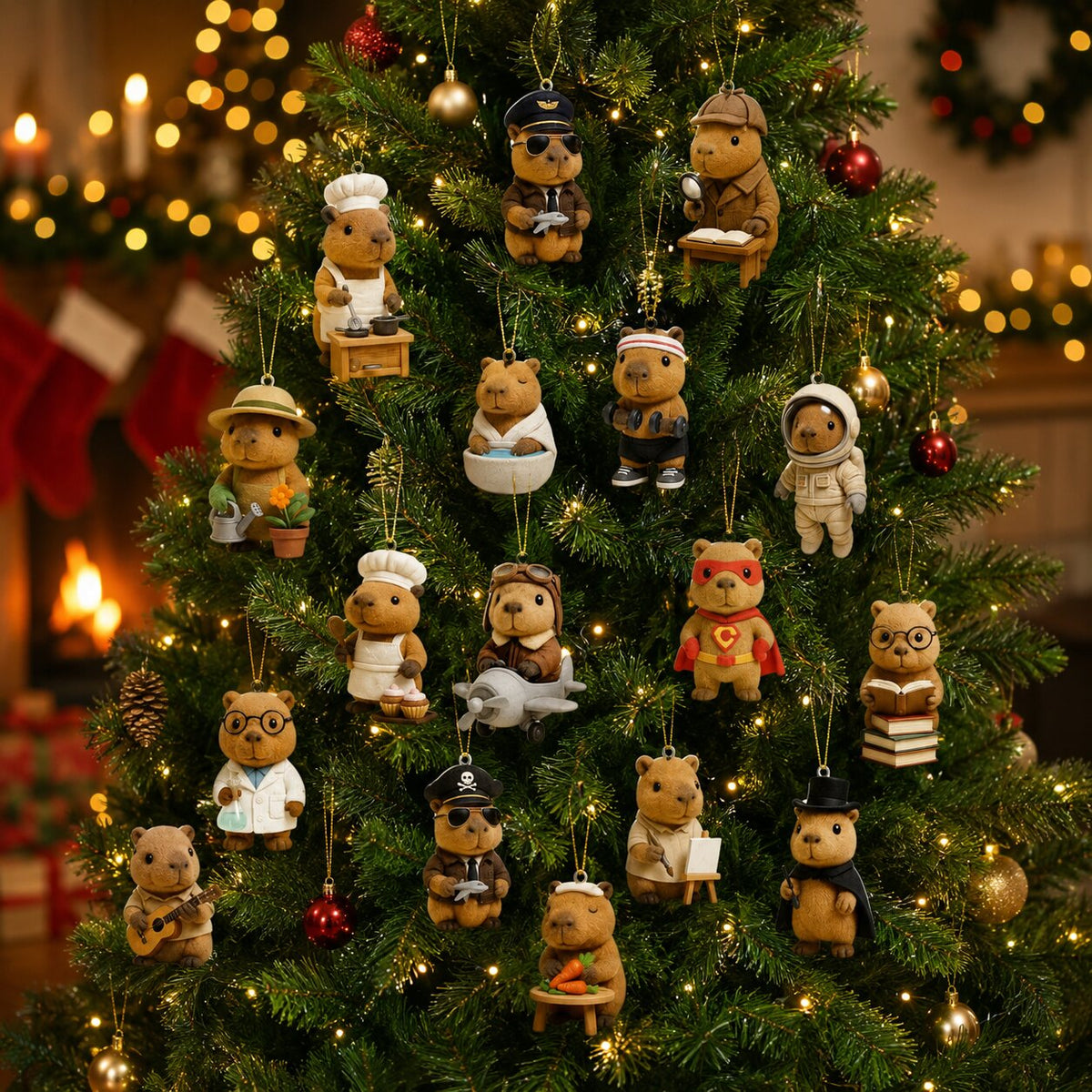 Capibara adventskalender 2026 met 24 verrassingsfiguurtjes