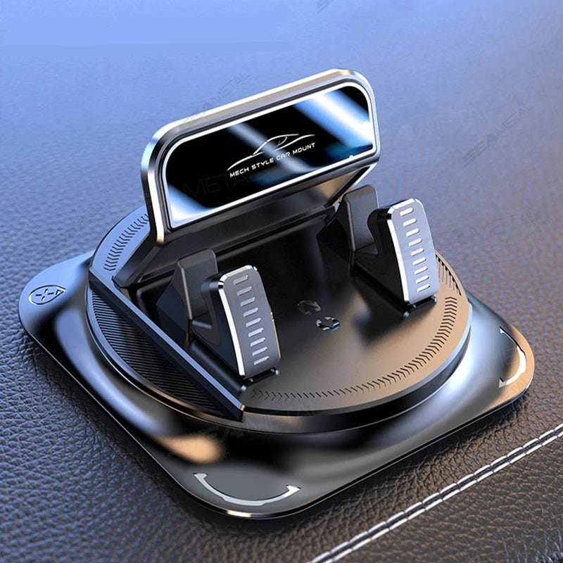 Telefoonhouder voor in de auto met 360 graden rotatie, zuignap voor op het dashboard, universeel passend