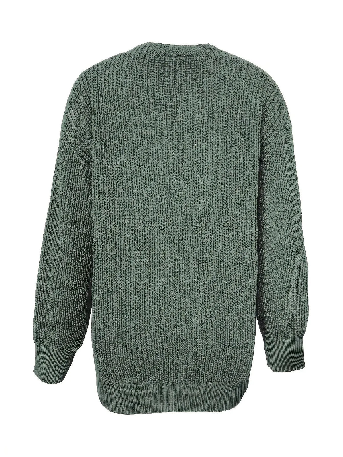 Carla grofgebreid oversized damesvest