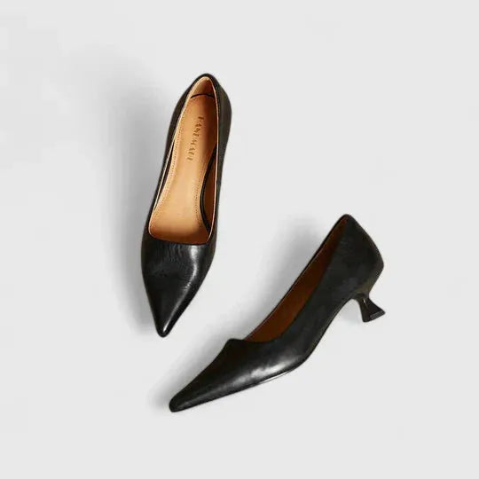 Carmela pumps met spitse neus en blokhak voor dames