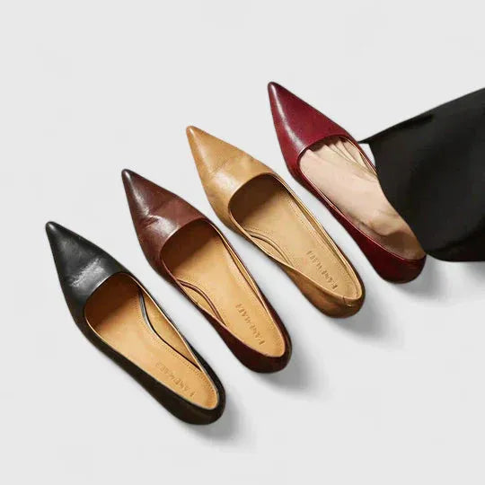 Carmela pumps met spitse neus en blokhak voor dames