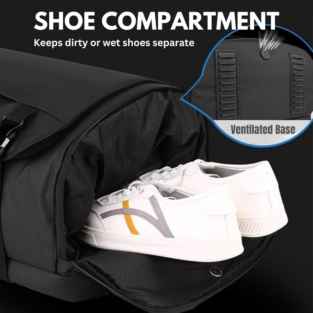 Handbagage reisrugzak met antidiefstal verborgen vak, USB-oplaadpoort en waterbestendige stof