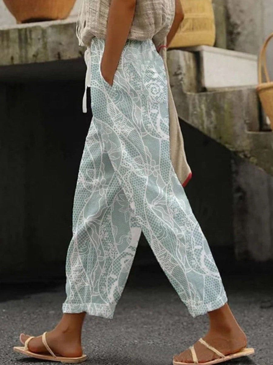 Luchtige Zomerbroek met Elastische Taille