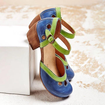 Charlotte platte Mary Jane-schoenen met enkelbandje voor dames