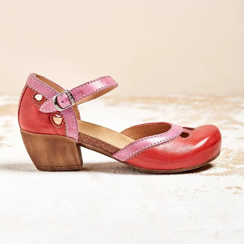 Charlotte platte Mary Jane-schoenen met enkelbandje voor dames