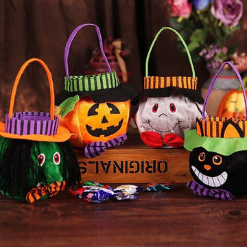 Schattige Halloween Snoeptas Halloween Pompoenpatroon Draagbare Handtas Cosplay Attributen Cadeaumand Kindercadeaus — afbeelding 1