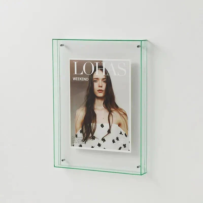 Levendig Acrylen Displayframe – Kleurrijke Hedendaagse Fotolijst