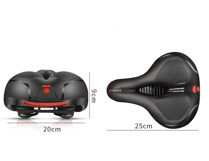Comfortabel fietszadel met ergonomisch ontwerp