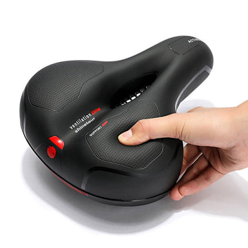 Comfortabel fietszadel met ergonomisch ontwerp