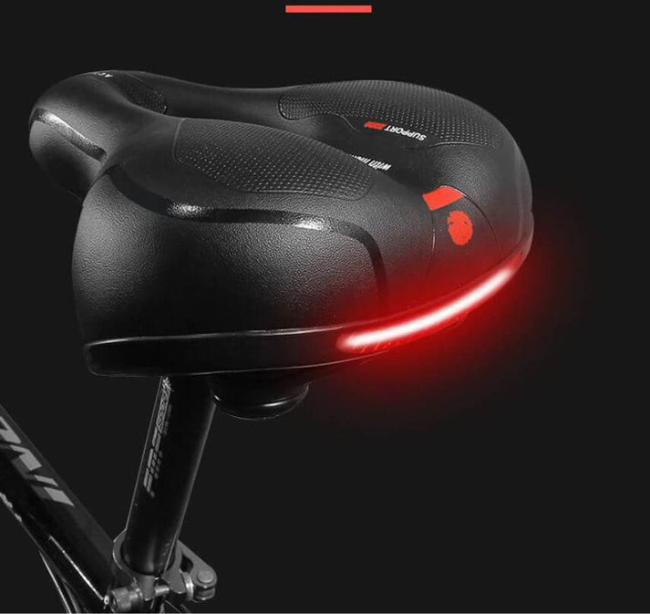 Comfortabel fietszadel met ergonomisch ontwerp