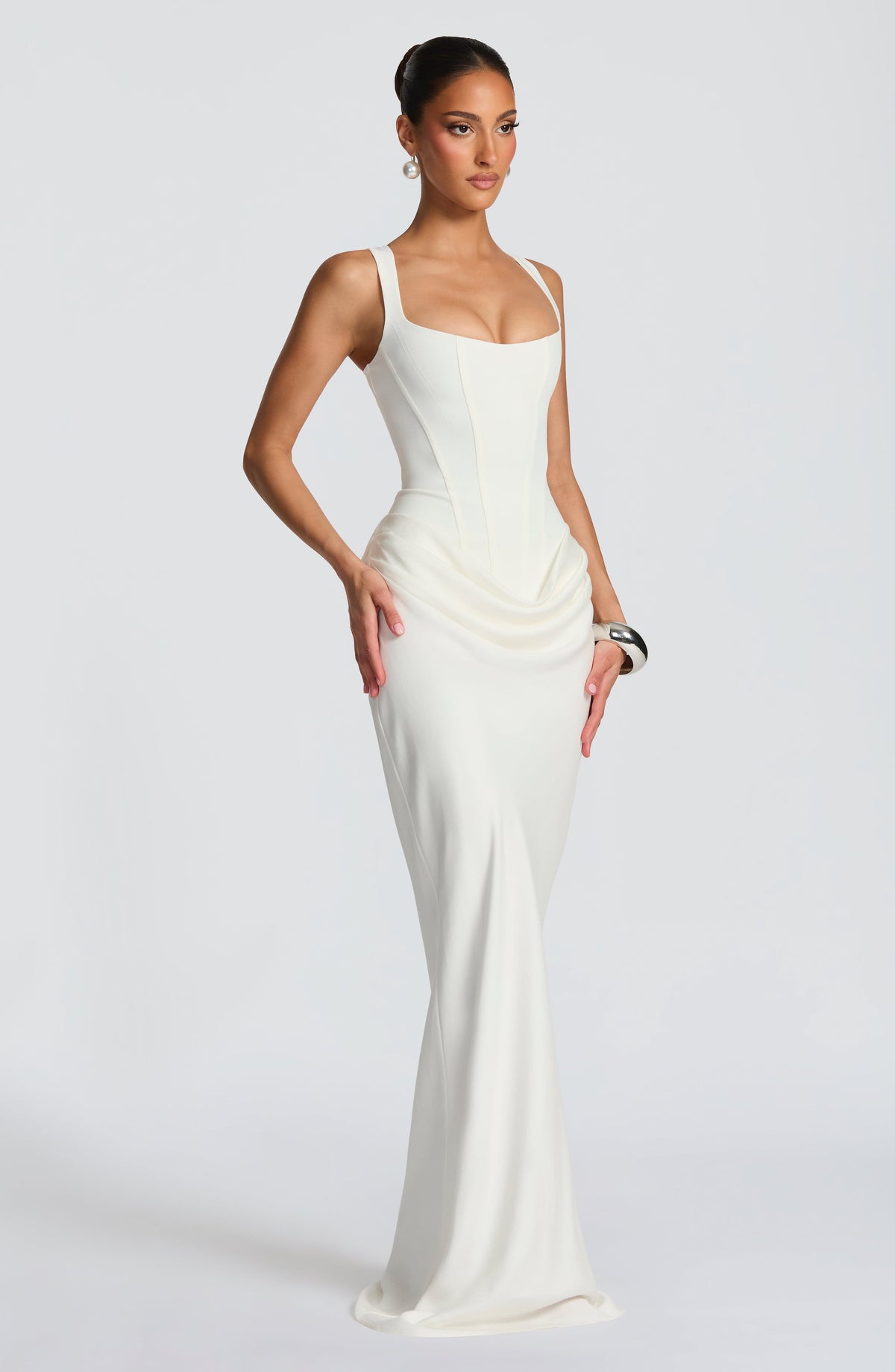 Indy bodycon maxi-jurk