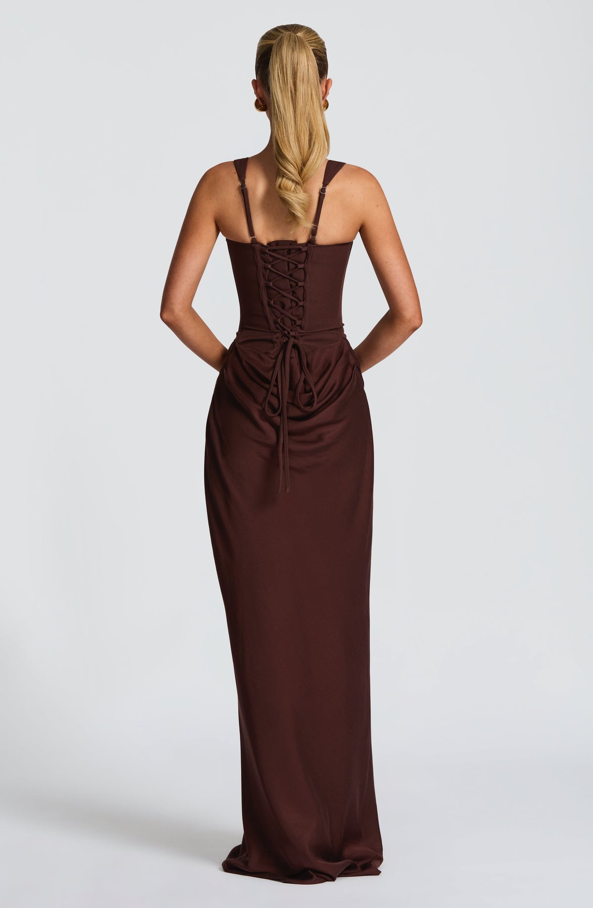 Indy bodycon maxi-jurk