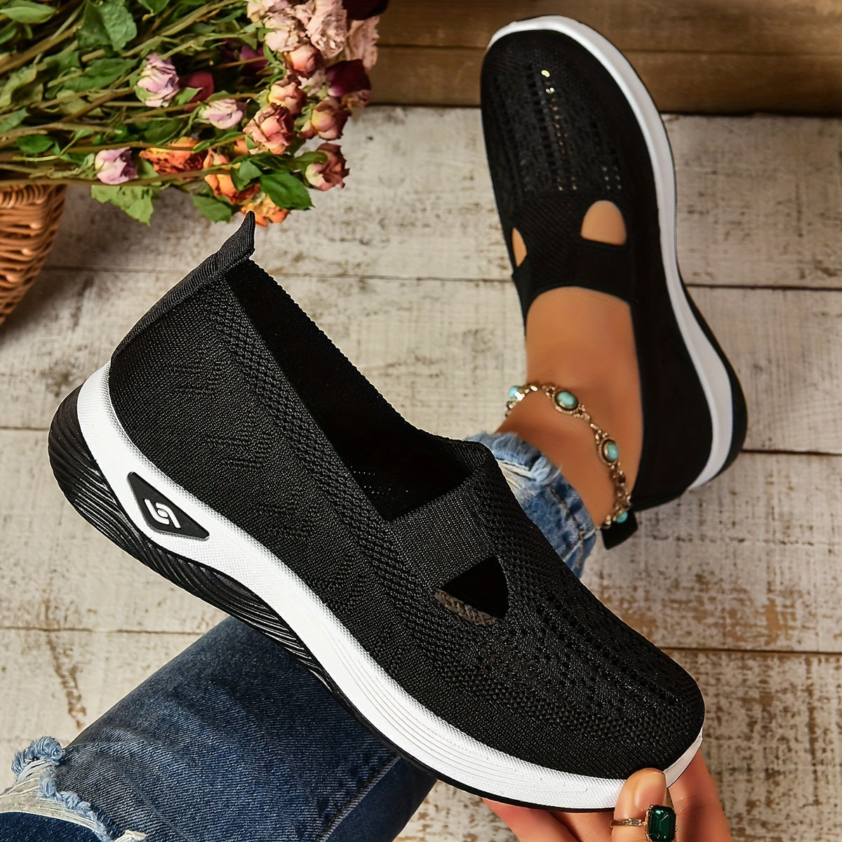 Ademend Slip-On Mesh Sneakers voor Vrouwen