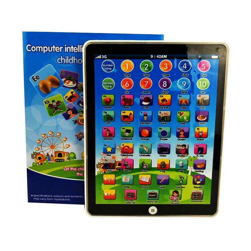 Interactieve Lerentablet voor Kinderen met Geluiden, Kleuren en Quizfunctie – 7,5 Inch