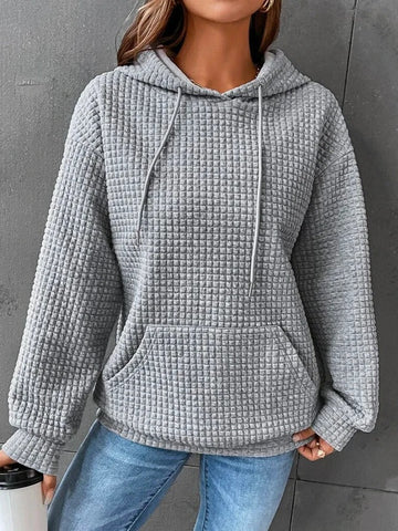 Comfortabel Plain Hoodie Voor Dames