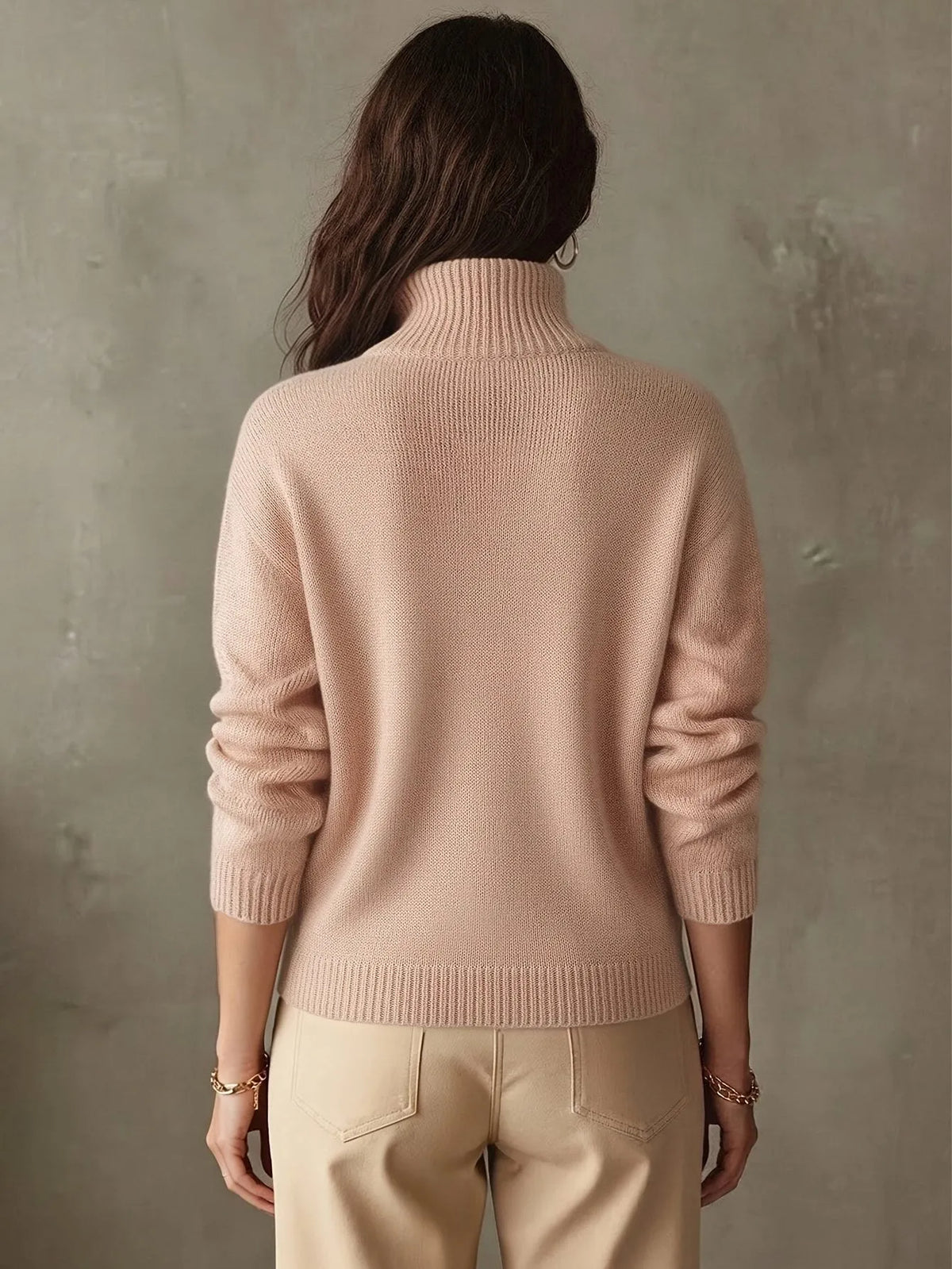 Dalia dames oversized ribgebreide trui