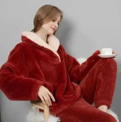 Fluffy Night Fleece - Pyjamaset voor dames