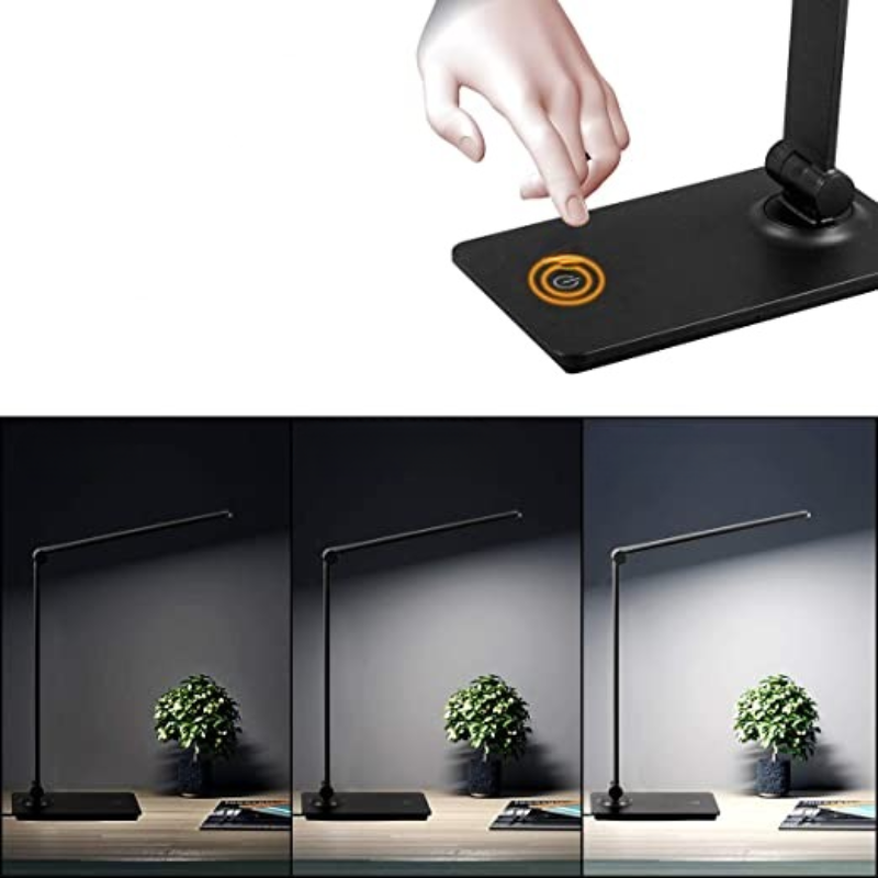 LED-bureaulamp met touchbediening en verstelbare arm