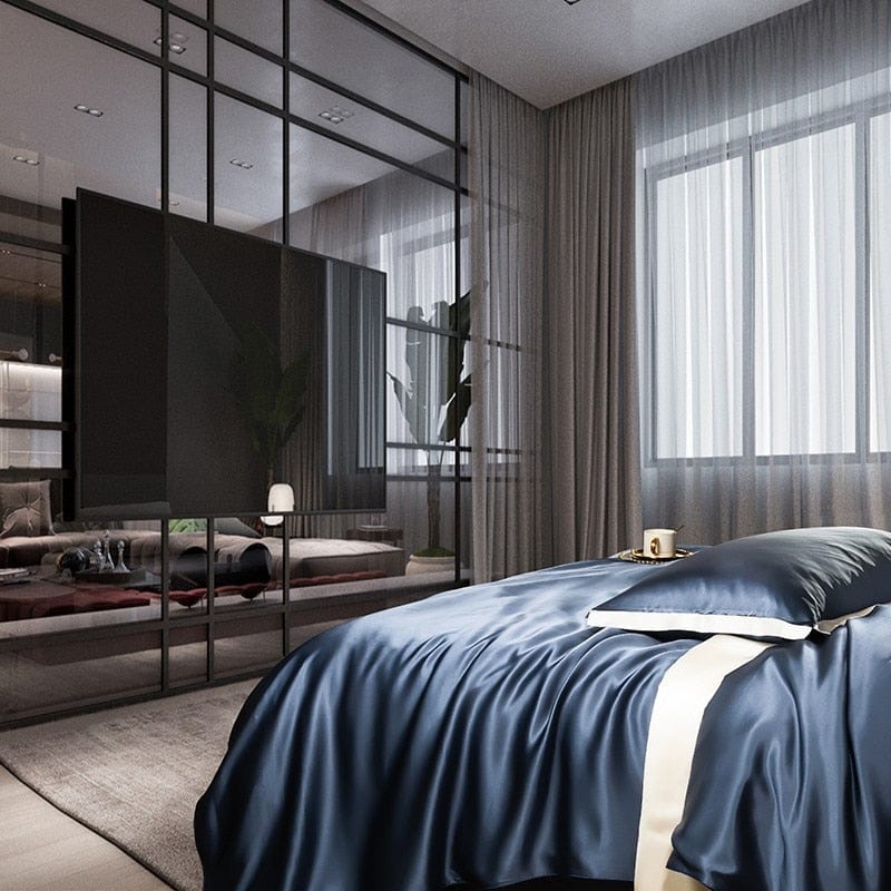 Beddengoedset van moerbeizijde