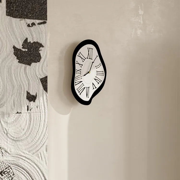 Moderne Surrealistische Wandklok - Salvador Dalí-stijl met Romeinse Cijfers