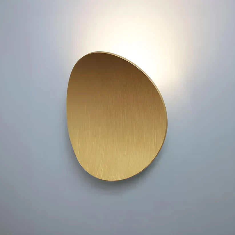 Disk metalen wandlamp