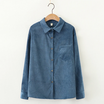Corduroy blouse voor dames