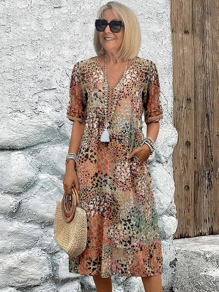 Chique midi-jurk
