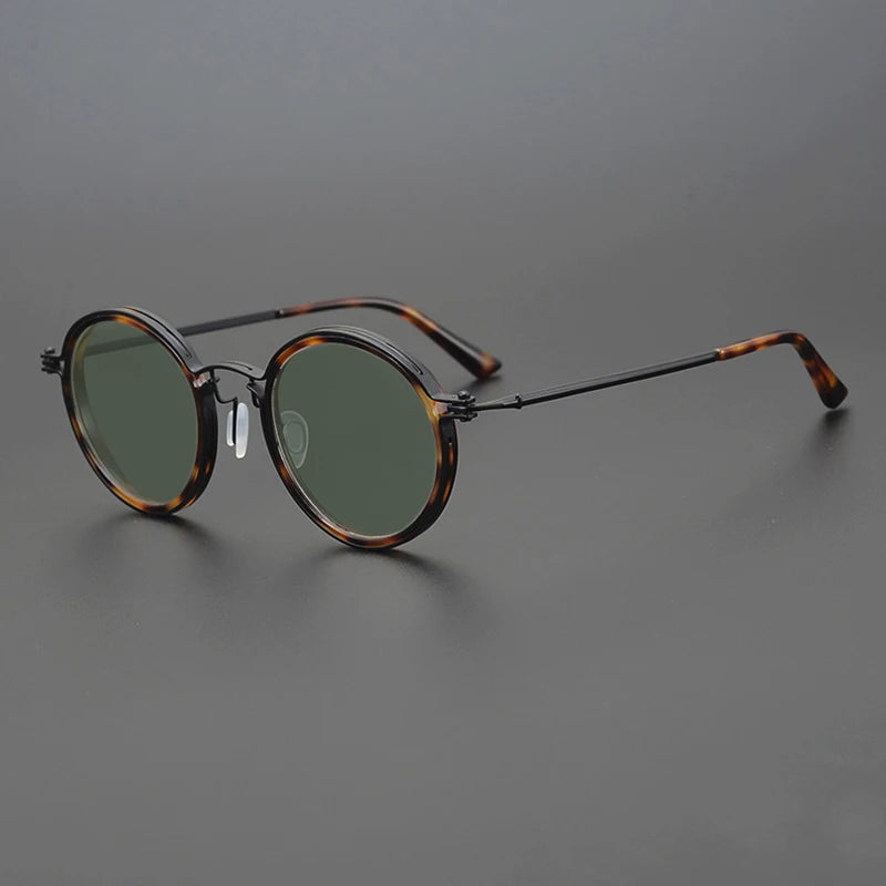 Vintage Titanium Gepolariseerde Zonnebril