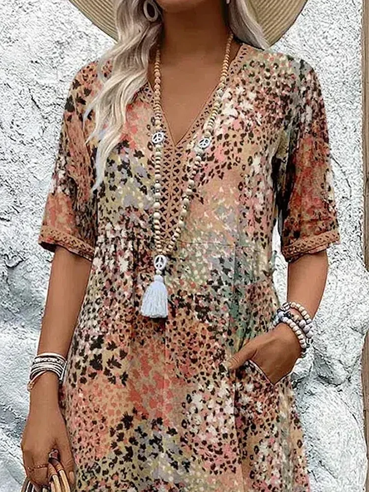 Chique midi-jurk