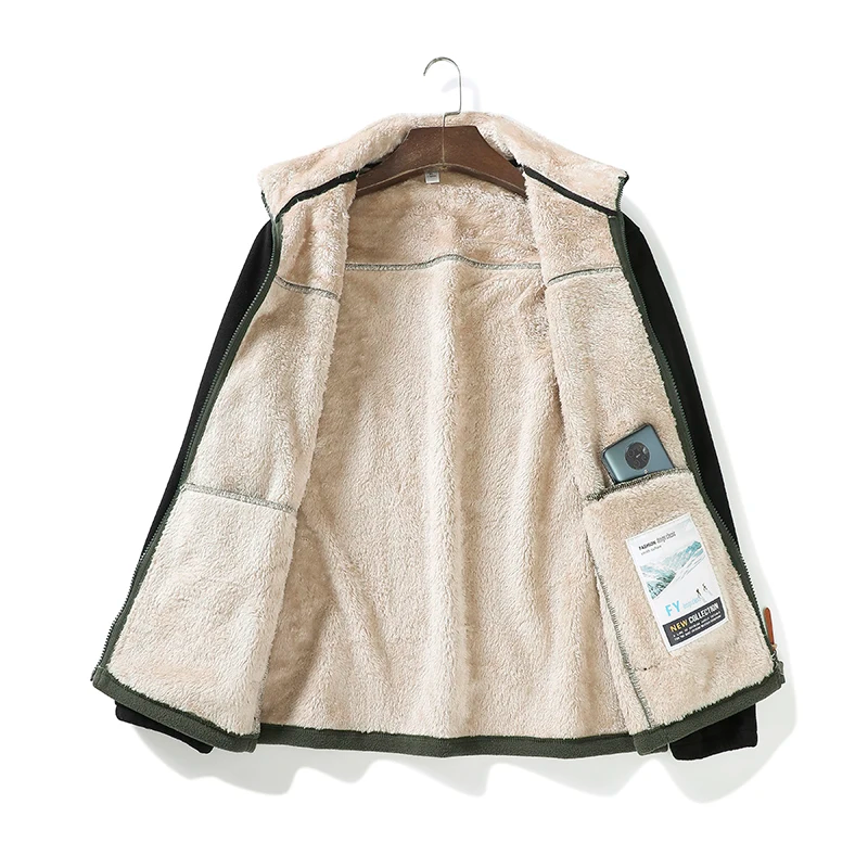 Comfortabel Wind- en waterdichte fleece Jas Voor Heren - Nordfall