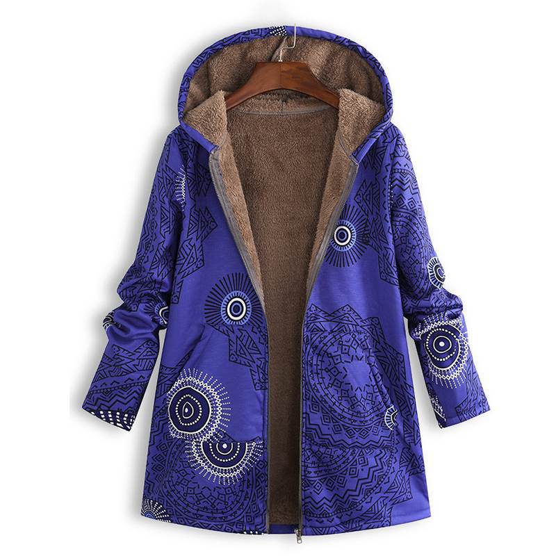 Linda - vintage warme Dames Jas Met zachte Voering