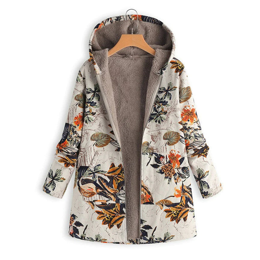 Linda - vintage warme Dames Jas Met zachte Voering