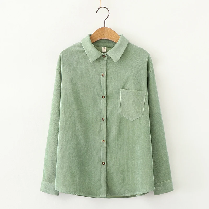 Corduroy blouse voor dames