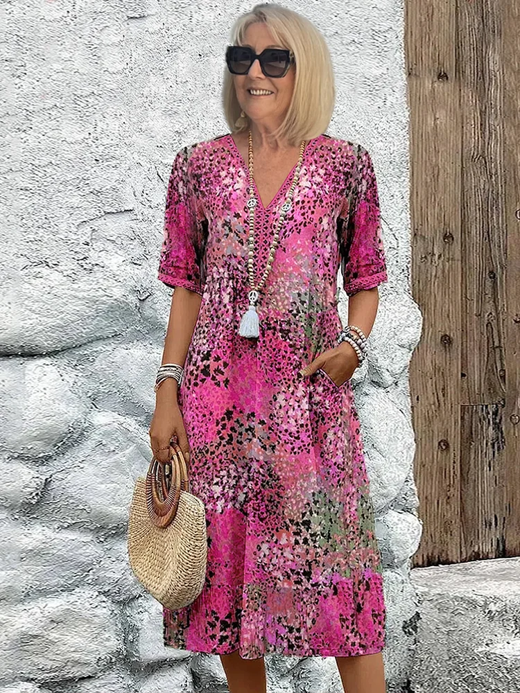 Chique midi-jurk