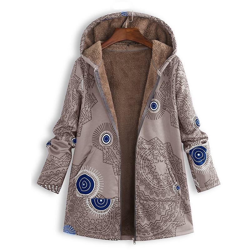 Linda - vintage warme Dames Jas Met zachte Voering