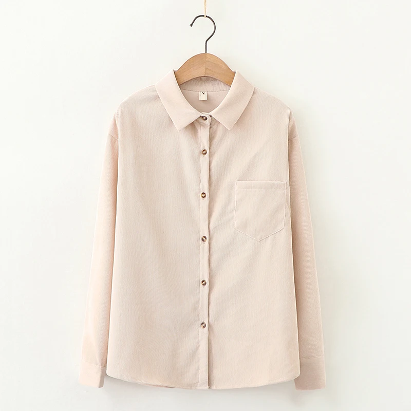 Corduroy blouse voor dames
