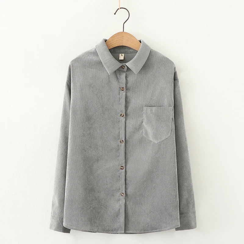 Corduroy blouse voor dames