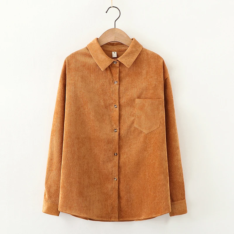 Corduroy blouse voor dames