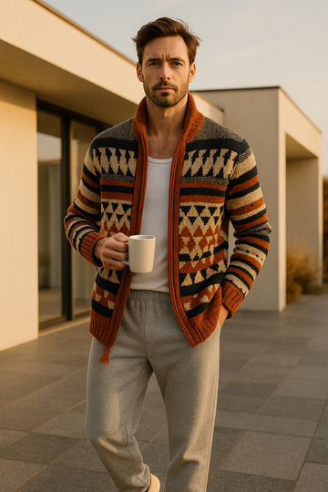 Jacquard vest