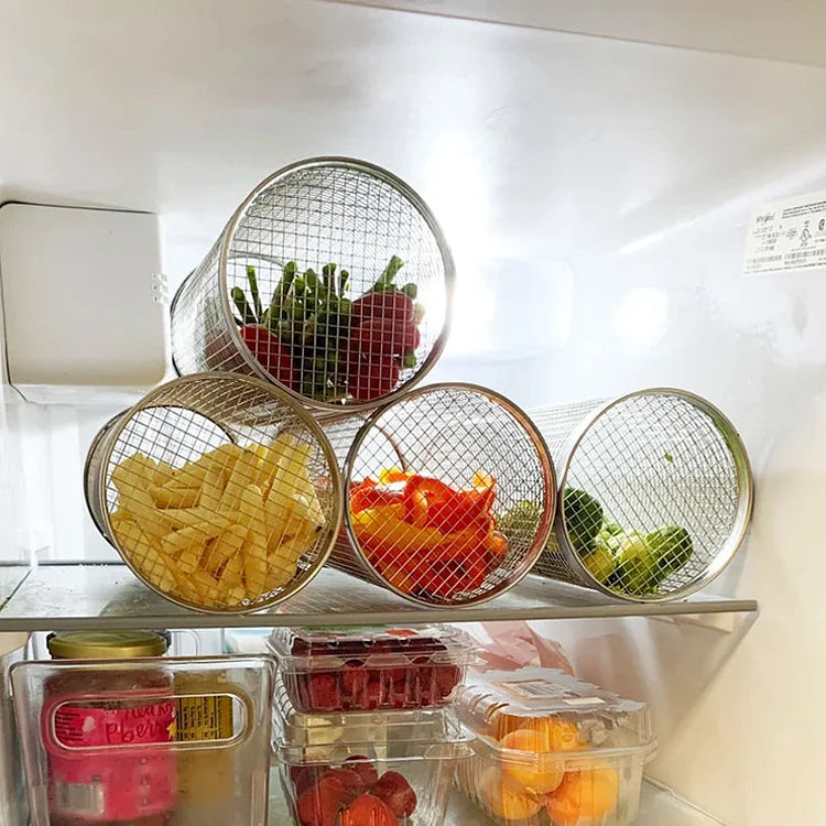 Roterende BBQ Basket van Roestvrij Staal