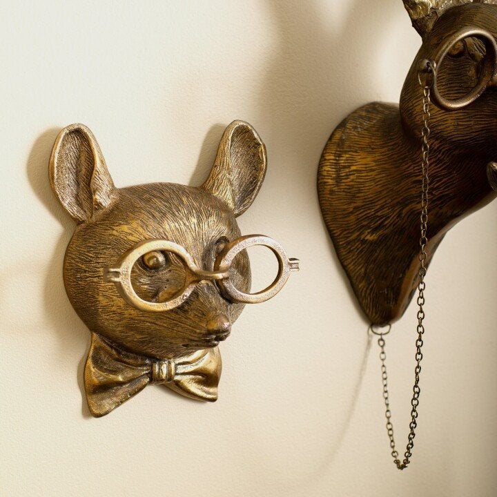 Speelse Dierenkop Wanddecoratie - WallCritters
